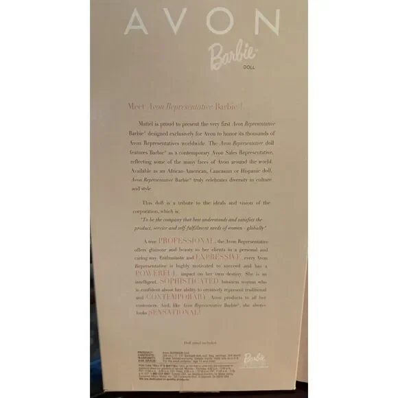 VINTAGE Set of 3 Special Editions AVON REPRESENTATIVE Barbies IN BOXES - Picture 15 of 16